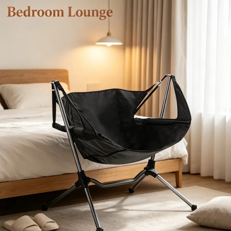 Portable Folding Moon Chair Ou - Outdoor Camping Hammock Chair ulasan dan harga